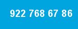 922 768 67 86 922 768 67 86